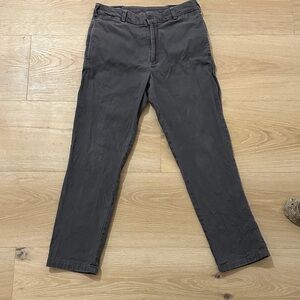 Men's Charcoal Chinos